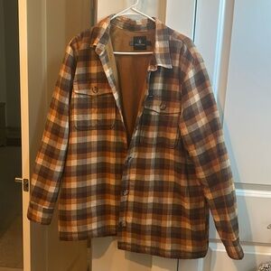 Large volcom flannel